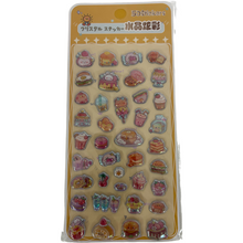 ギャラリービューアに画像を読み込み、Crystal Stickers
