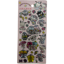 ギャラリービューアに画像を読み込み、Sanrio Metallic 3D Stickers / サンリオ メタリック 3Dステッカー
