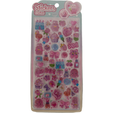 ギャラリービューアに画像を読み込み、3D Cute Stickers
