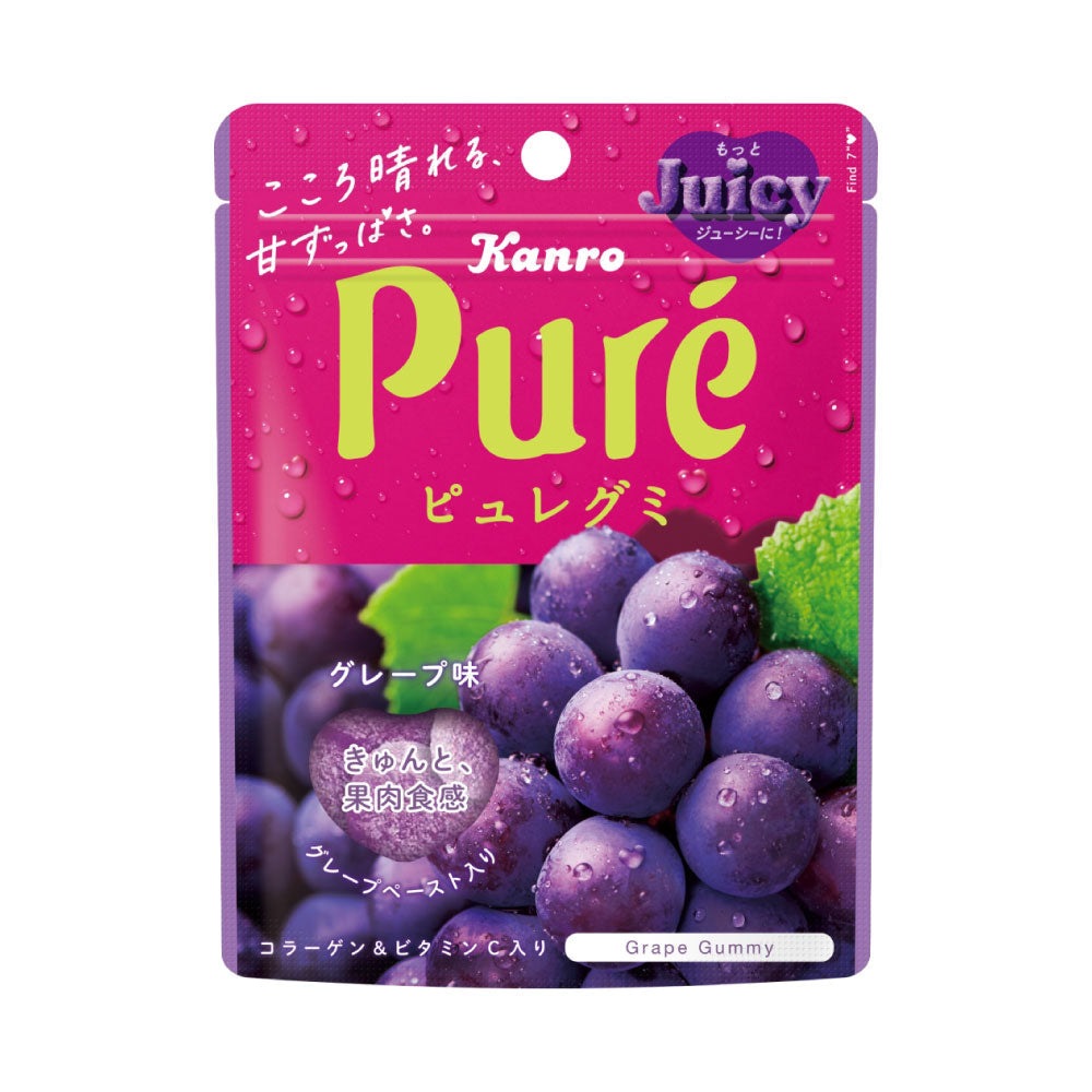 Kanro Pure and Petagu Gummy Packs カンロ　ピュレグミ＆ノーベル　ペタグーグミ