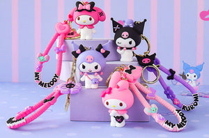 Sanrio Kuromi Love Melody 3D Keychains