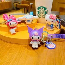 Load image into Gallery viewer, Sanrio Metallic 3D Keychains
