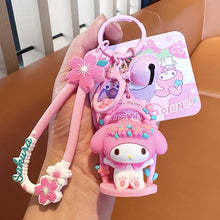 Load image into Gallery viewer, Sanrio Sakura with Bell 3D Keychains Playground
