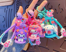 Load image into Gallery viewer, Sanrio Sakura with Bell 3D Keychains Playground
