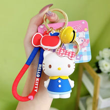 Load image into Gallery viewer, Sanrio Checkered Ribbon 3D Keychains
