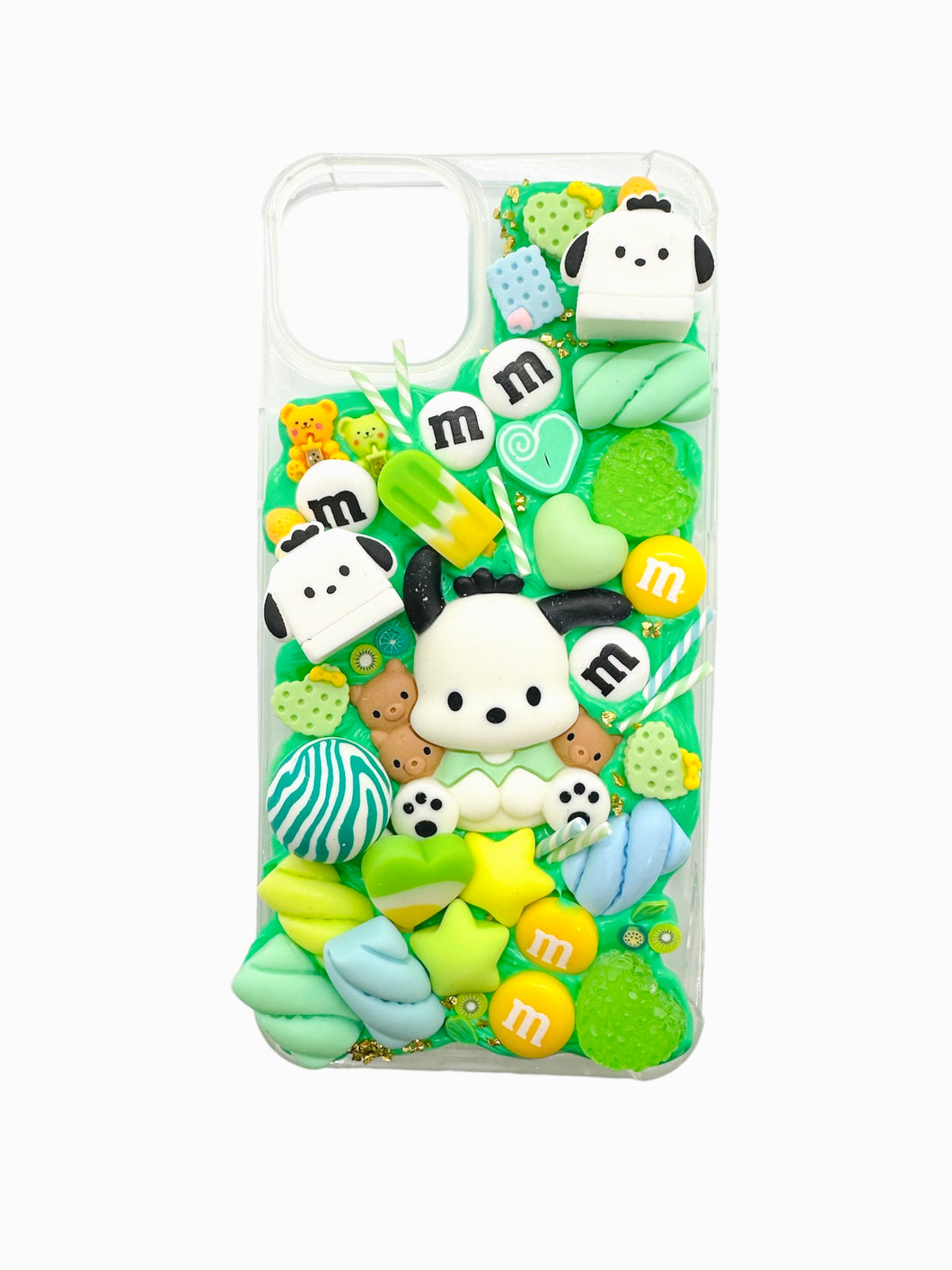 Harajuku Style Handmade by Local Artist Iphone 14 plus case -POCHACCO