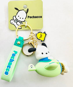 Sanrio Airplane  3D Keyrings