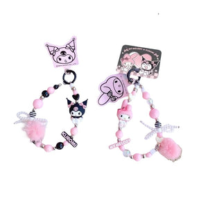 Sanrio 3D Keyrings Mini with Ribbon Pearl