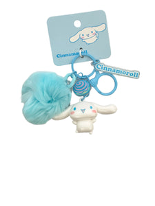 Sanrio 3D Keyrings with fur