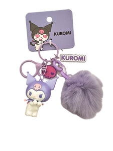 Sanrio 3D Keyrings with fur