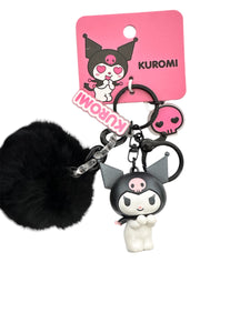 Sanrio 3D Keyrings with fur