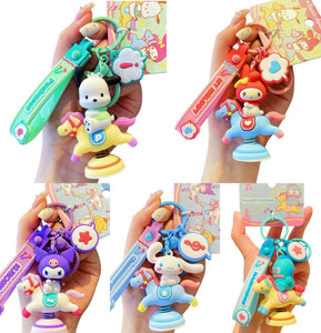 Sanrio 3D Keyrings Rocking Horse