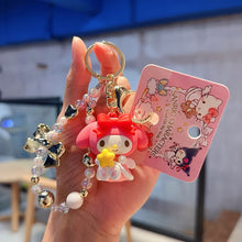ギャラリービューアに画像を読み込み、Sanrio Beads and Gold Ribbon Keyrings
