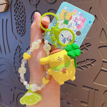 ギャラリービューアに画像を読み込み、Sanrio Beads Flower and Leaf Keyring
