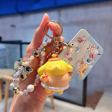 ギャラリービューアに画像を読み込み、Sanrio Beads and Gold Ribbon Keyrings
