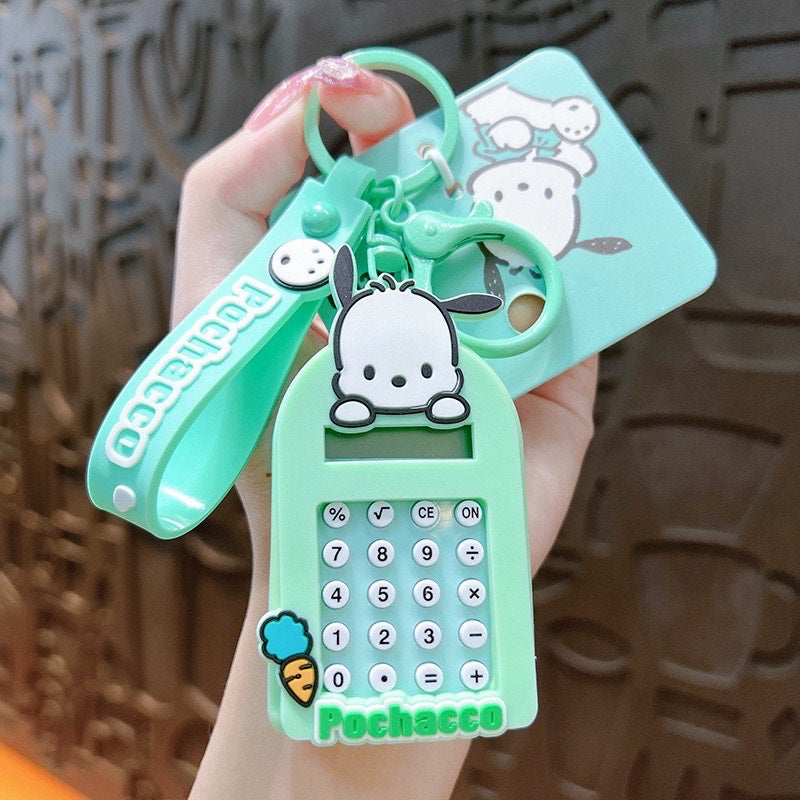 Sanrio Calculator 3D Keyrings