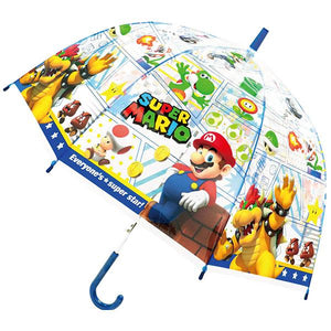 Super Mario Transparent Umbrella Collection 55cm