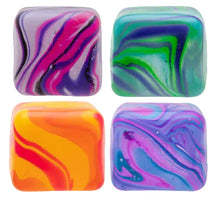 Load image into Gallery viewer, Marbled Fingertip Maltose Squishy Set of 4/ マーブル模様 フィンガーチップ・マルトース・スクイーズ 4個セット
