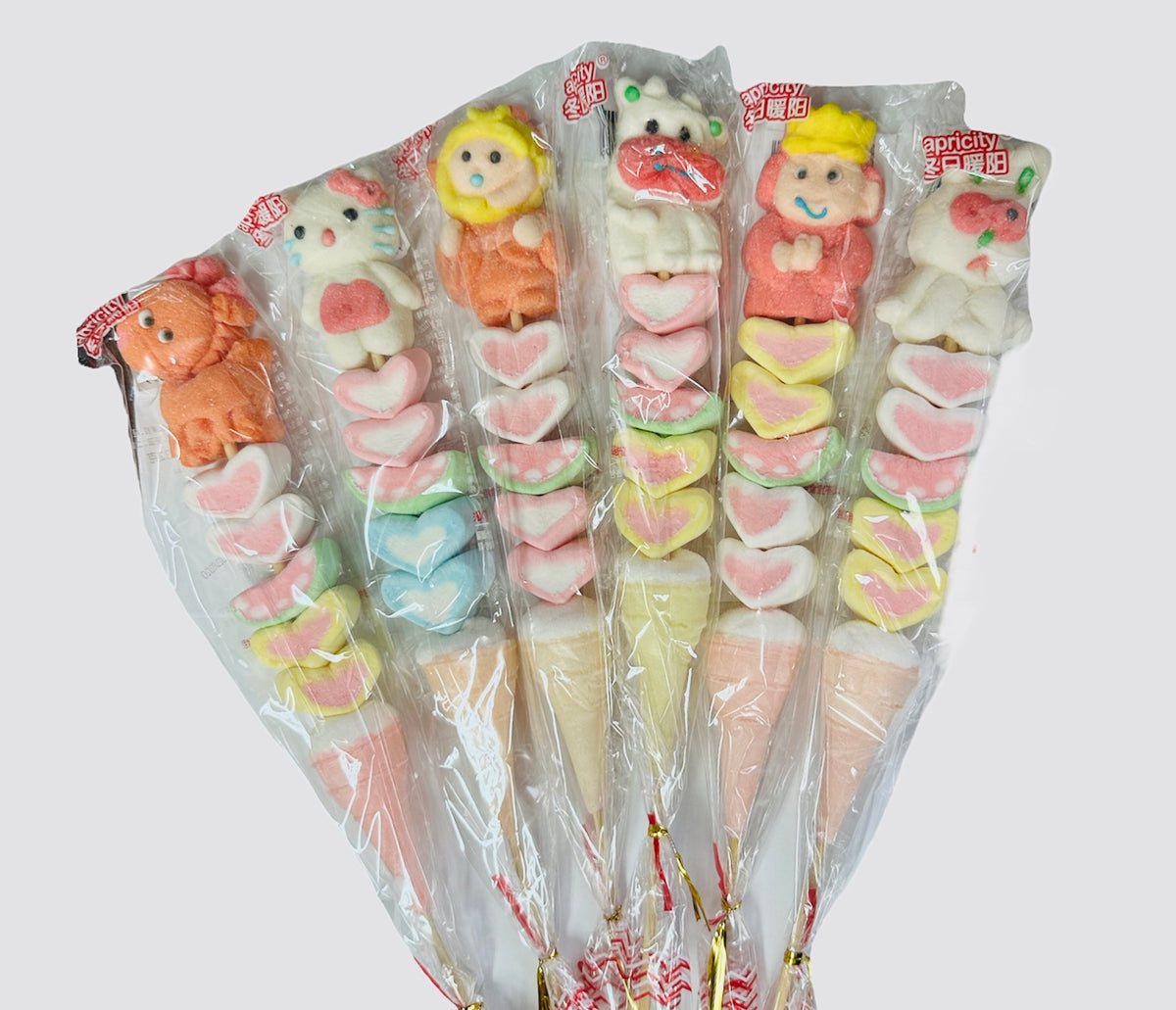 Character Marshmallow on Stick かわいいキャラマシュマロ Harajuku Candy