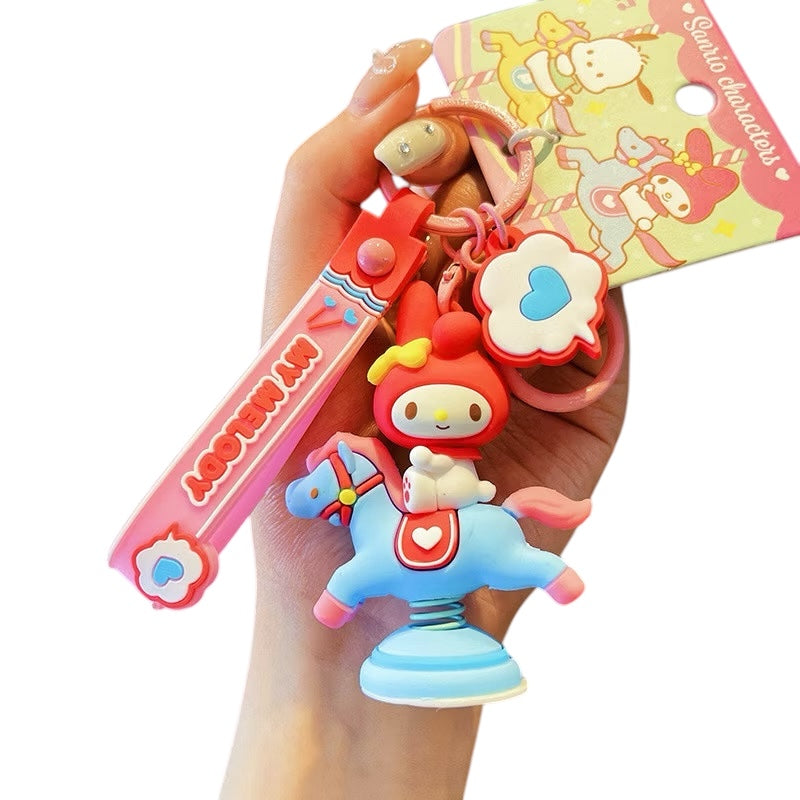 Sanrio 3D Keyrings Rocking Horse