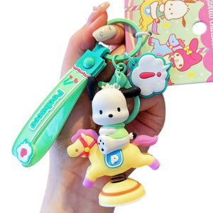 Sanrio 3D Keyrings Rocking Horse