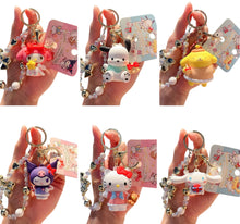 ギャラリービューアに画像を読み込み、Sanrio Beads and Gold Ribbon Keyrings
