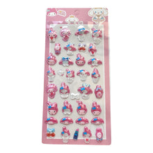 ギャラリービューアに画像を読み込み、Sanrio 3D Bubble Stickers / サンリオ 3Dバブルステッカー
