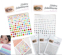 ギャラリービューアに画像を読み込み、3D Crystal Face Beads Stickers 11g | 3Dクリスタルビーズステッカー 11g
