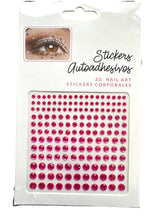 ギャラリービューアに画像を読み込み、3D Crystal Face Beads Stickers 11g | 3Dクリスタルビーズステッカー 11g
