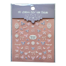 ギャラリービューアに画像を読み込み、5D Relievo DIY Decals Nail Stickers / 5D DIYデカールネイルステッカー
