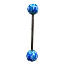 Load image into Gallery viewer, Checkered Ball Tongue Pierce / チェッカー柄ボール 舌ピアス
