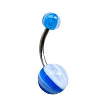 Load image into Gallery viewer, Swirl Ball Navel Pierce / スワールボール・へそピアス
