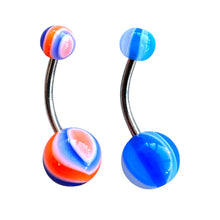 Load image into Gallery viewer, Swirl Ball Navel Pierce / スワールボール・へそピアス
