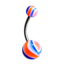 Load image into Gallery viewer, Swirl Ball Navel Pierce / スワールボール・へそピアス
