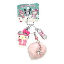 ギャラリービューアに画像を読み込み、Sanrio Winter Fur Keyring / サンリオ ウィンターファーキーリング

