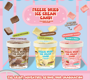 Freeze Dried Ice Cream Cups Selection