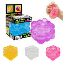 Load image into Gallery viewer, Wavy Cube Squishy Toy /  ウェーブキューブ スクイーズトイ
