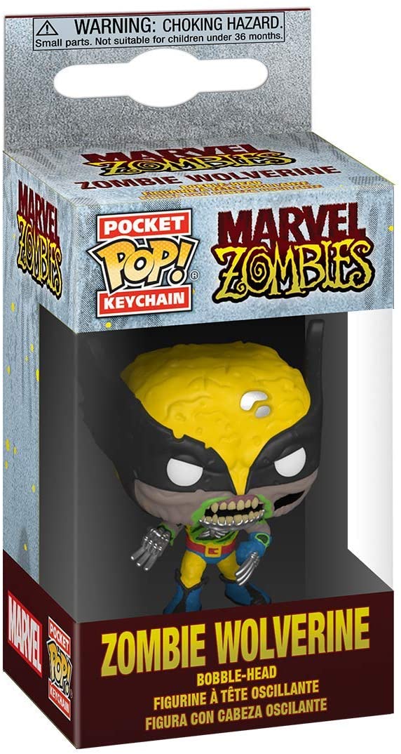 Zombie Wolverine Funko Pop  Keyring