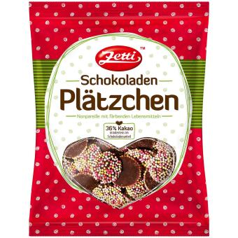 Zetti Schokoladen Platzchen 150g