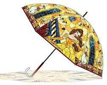 ギャラリービューアに画像を読み込み、Disney &amp; Sanrio Stained Glass Long Umbrella
