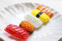 Load image into Gallery viewer, Takara Seika Sushi Candy Lollipop Set　タカラ製菓　すし飴　５本セット
