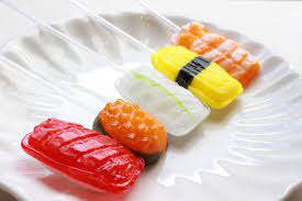 Takara Seika Sushi Candy Lollipop Set　タカラ製菓　すし飴　５本セット