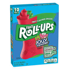 Fruit Roll Ups  and Gushers Box
