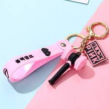 3D Black Pink Light Stick Keychain　ピンクライト　キーチェーン