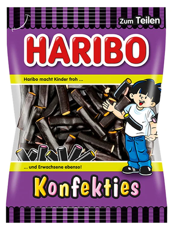 Haribo Konfekties - Black Filled Licorice