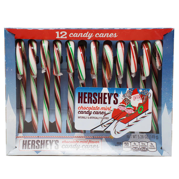 Hershey's Chocolate Mint Candy Cane Set ハーシーズ チョコレート Hershey's Chocolate Mint Candy Cane Set ハーシーズ チョコレート
