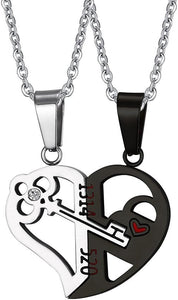 Couple Heart Necklaces