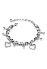 Load image into Gallery viewer, Multi-Layer Heart Bracelet　マルチレイヤー　ハートブレスレット
