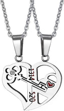 ギャラリービューアに画像を読み込み、Couple Heart Necklaces
