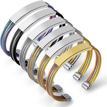 Load image into Gallery viewer, Triple Cable Wire Bracelets　トリプルケーブル　ワイヤーブレスレット
